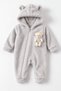 X Silk Atlas Girl Boy Baby and Child Teddy Bear Jumpsuit - 2