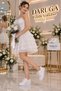 Pearl Detailed Bridal Shoes Lace-Up Wedge Sole Stylish and Comfortable Shoes - 3