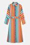 STRIPED SHIRT DRESS