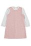 Shirted Tweed Dress for 10-13 Years Old - Pink