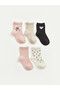 Sparkling Choices Embroidered Baby Girl 5-Piece Sock Set from Shining Store