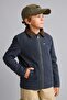 Contrast Polo Collar Zipper Pocket Coat for Boys H0209A826Au - 3