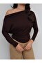 Off-Shoulder Long Sleeve Blouse - 2