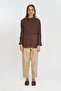 Women's Solid Color Shirt with Embroidery Panel on the Front