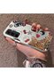 Samsung Galaxy A55 Compatible Leopard Pattern Cheetah Red Lip Cherry Mix Phone Case - 2
