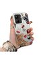 Poco C65 Compatible Leopard Pattern Cheetah Red Lip Cherry Mix Phone Case