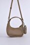Gray Mini Bag Detailed Shoulder Bag - 2