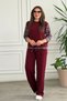 Crew Neck Plaid Detailed Set - 6