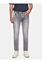 Servando 600 Dar Paça Mid-Waist Medium Gray Jean Pants - 2