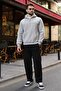 Grimelanj Kangaroo Pocket Hooded Men's Sweatshirt E7218 - 4