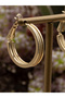 Premium Corrugated Ring Model Xuping Steel Earrings, Non-Tarnishing Steel Earrings - 5