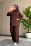 6701 - Stylish, Comfortable, Loose-Fitting Dora Luca Fabric Hooded Women's Set