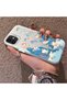 iPhone 12 Mini Compatible Submarine World Cartoon Cat Printed Phone Case Shock Absorption - 2