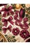 Burgundy Striped Chiffon Ribbon 2.5 cm – 1 Roll 20 Meters – Decorative Bow, Gift Wrapping and Organizational Decoration Ribbon - 4