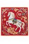 Satensi Square Shawl Women's Red