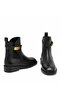 Genuine Leather Warm Lined Women's Boots 053 Black (Black) - 6
