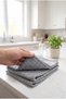 6-Piece Stain-Resistant Microfiber Dust and Kitchen Cleaning Cloth 40X40 cm - 4