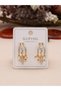 Vip Multi-Looking Zircon Stone and Sparkling Xuping Steel Earrings, Non-Tarnishing Steel Earrings