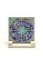 Rüstem Paşa Mosque Tile Pattern Printed Natural Stone Tabletop 10X10 1G-Çinirpc38 - 2