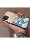 iPhone 11 Compatible Submarine World Cartoon Cat Printed Phone Case Shock Absorption - 2