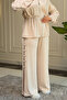 6690 - Stylish, Comfortable, Loose-Fitting Modal Fabric Women's Set with Eyelet Detail - 6