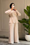 6690 - Stylish, Comfortable, Loose-Fitting Modal Fabric Women's Set with Eyelet Detail - 3