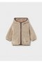 Winter Season Baby Boy Reversible Plush Coat - Brown - 3