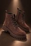 Plush Fur Lined Inside, Lace-Up and Zippered, Thick Sole Women's Daily Boots - 7