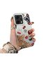 Oppo Reno 14F Compatible Leopard Pattern Cheetah Red Lip Cherry Mix Phone Case
