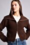 Oversized Zippered Cardigan (26 Wn) - 3