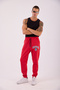 Men's Red Harvard Jogger Pants - 2