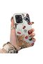 Redmi 12 4G/5G Compatible Leopard Pattern Cheetah Red Lip Cherry Mix Phone Case