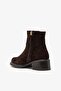 Kalista Brown Suede Leather Women's Heeled Boots - 2