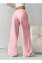 Women's Pink Baggy Sweatpants Printed Premium Oversize T-Shirt - 2
