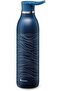 0.6L Cityloop Thermvac Btl Deep Navy Wave Print