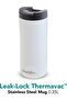 Leak-Lock™ Thermavac Stainless Steel Mug 0.35L White – Leakproof | Double Wall Vacuum Insulated Cup | Keeps Hot for 3 Hours | BPA-Free Reusable Travel Mug | Dishwasher Safe - 2