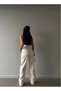 Cream Women's Super High Waist Loose Jeans Palazzo Denim Pants-1 - 3