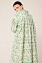 Patterned Linen Dress - 4