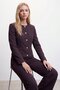 Buttoned suit with belt - 3