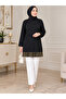 Sequin Embellished, Detailed Accessory, Suitable for Sizes 36-48, 85cm Length, Casual Evening Dress Tunic. - 2