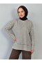 Striped Oysho Tunic-Brown - 2