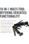 Signal Multi-Tool - 19 Tools for Camping & Survival, Black - 3