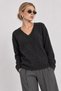V-Neck Oversize Knitwear Sweater 4289 Lki̇0061 Anthracite - 5