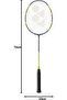 Arcsaber 7 Tour Grey Yellow 4U5 Badminton Racquet - 2