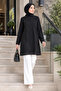 Sequin Embellished, Detailed Accessory, Suitable for Sizes 36-48, 85cm Length, Casual Evening Dress Tunic. - 6