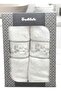 -Daniela Beyaz- 2-Piece Towel with Gift Box Embroidered 2Nd Model (50X90)-Silver Glitter - 2