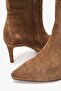 Lando Toprak Suede Leather Women's Heeled Boots - 4