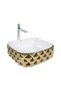 Leonardo White Gold Lavabo