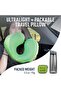Aeros Premium Traveller Pillow, Lime - 2