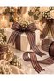 Brown Striped Chiffon Ribbon 2.5 cm – 1 Roll 20 Yards – Decorative Bow, Gift Wrapping and Organizational Decoration Ribbon - 5
